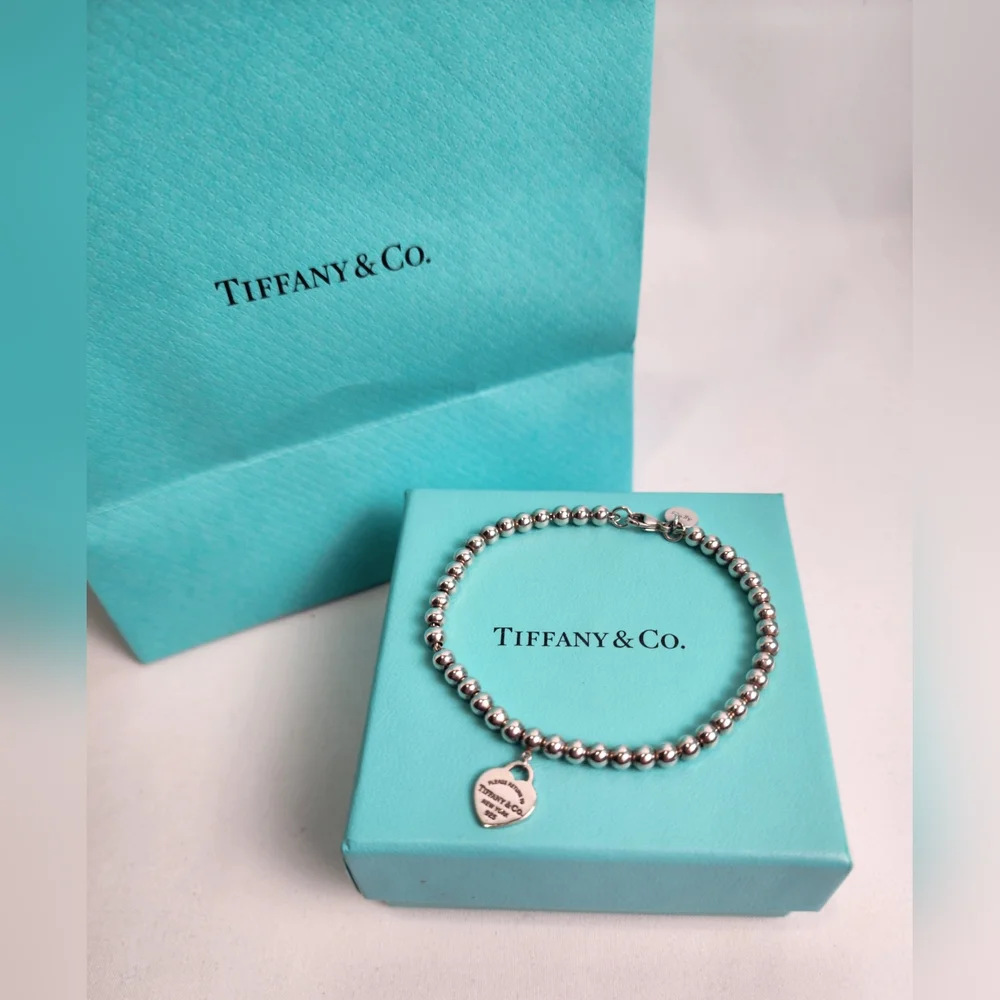 Tiffany Co Return To Tiffany Blue Heart Bracelet - Picture 2 of 14